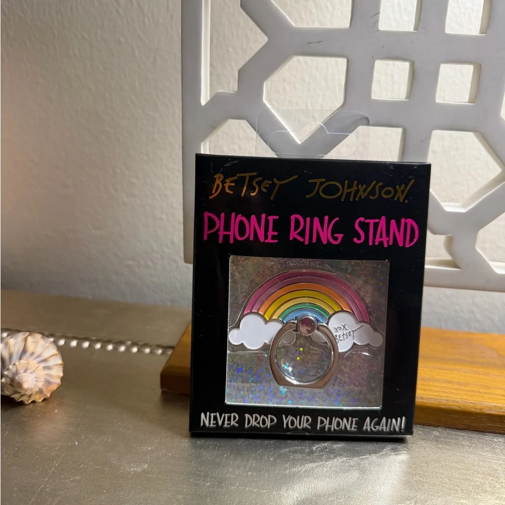 Betsey Johnson Rainbow Phone Ring Stand